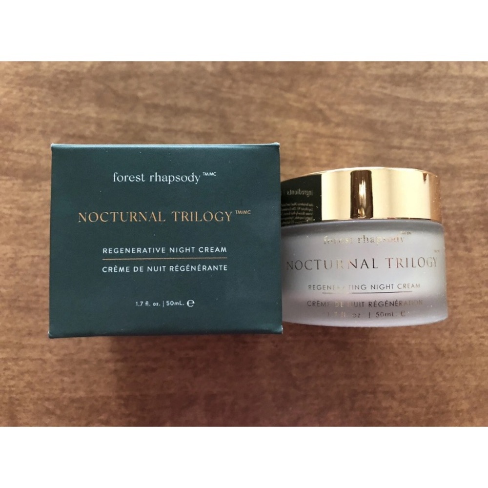 Forest Rhapsody Nocturnal Trilogy Regenerating Night Cream 1.7 oz 50ml ~ New! 🧡